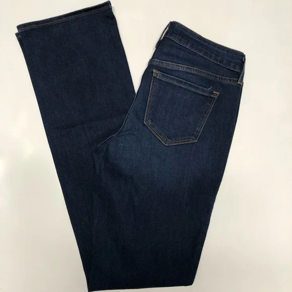 Old navy kicker boot cut mid rise jeans size 4 Long - Picture 1 of 14
